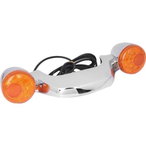 Chrome Motorcycle Rear LED Brake Light Turn Signal Bar For Harley Touring Street Glide Road King FLTRXS FLTRX FLHX 2010-2020