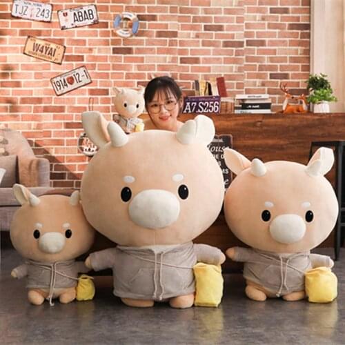 30/45/60cm Giant TV Lovely Secretary Kim Hard work Cattle Doll Plush Korean Drama Stuffed Child Cow Toys Birthday Gift