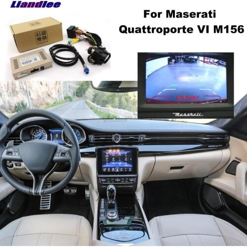 Liandlee Parking Camera Interface Reverse Back Up Park Camera Kits For Maserati Quatrroporte 6 VI Original Display Upgraded