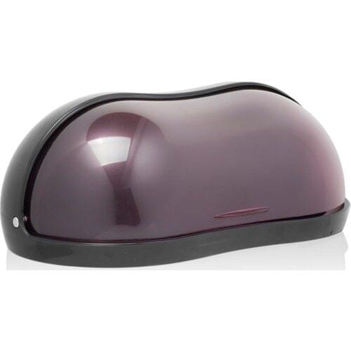 EWs Kitchenware Acrylic Body Black Cover Pink Color Bread Box