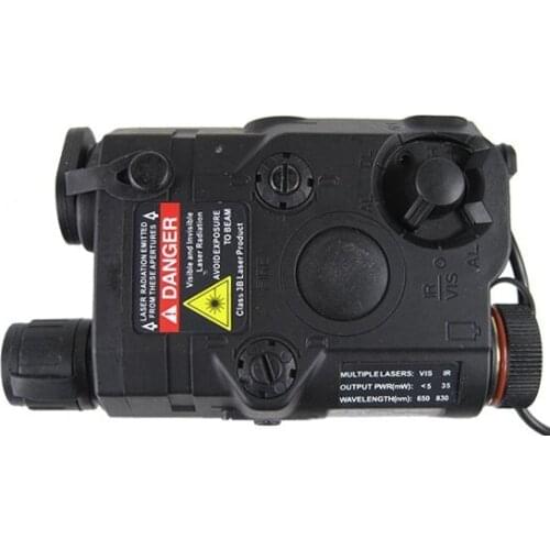 Matrix PEQ-15 Type Tactical Red Laser / LED Flashlight Combo w/ Pressure Switch (Black)