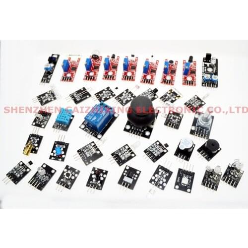 37 IN 1 SENSOR KITS FOR ARDUINO HIGH-QUALITY FREE SHIPPING (Works with Official for Arduino Boards)