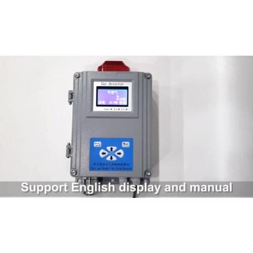 Wall Mounted Gas Detector CO Analyzer Carbon Monoxide Meter