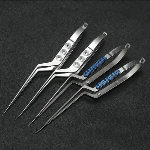 Titanium alloy gun-shaped scissors, surgical tools, microscopic instruments, extracerebral neurosurgery, fine spring-type tissue