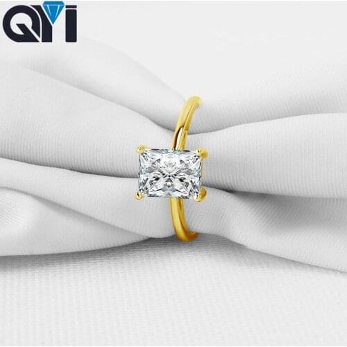 Advanced Customization 14K Yellow Gold 1.5 Ct Sona Simulated Diamond Halo Rings For Women Wedding Engagement Jewelry