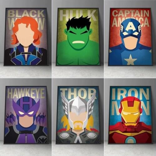 Marvel Poster Avengers Wall Art Minimal Art Marvel Champions Superhero Classroom Decor Poster Minimal Movie Poster Wall ArtHulk