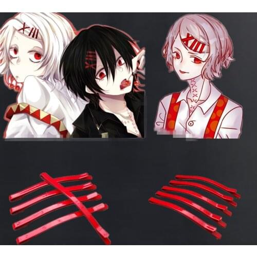 Tokyo Ghoul Juzo Suzuya Kagerou Project Tateyama Ayano Red Hairpin 5pcs/lots Daily Cosplay Props Accessories Headwear hairpin