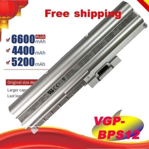 10.8v 5200mah New VGP-BPS12 Laptop Battery for SONY Vaio S VGN-Z15N VGN-Z17N VGN-Z25 VGN-Z37D VGP-BPL12