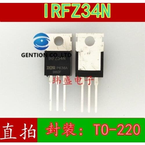 10PCS IRFZ34N TO-220 30A/60V MOS field effect on the spot in stock 100% new and original