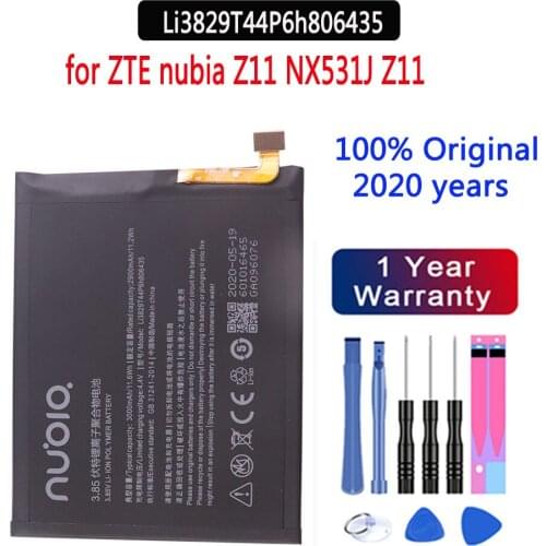 2020 years 100% Original battery 3000mAh Li3829T44P6h806435 For ZTE Nubia Z11 NX531J M2 Lite M2 Youth Edition M2 Play NX907J