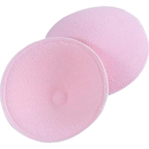 6PCS Breast Pads Cotton Anti-Overflow Nursing Bra Breast Pads Reusable Soft 3D Cup Baby Feeding Washable Bra Inserts Supplies