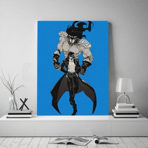 Anime Canvas Painting Jotaro Kujo Star Role Poster Wall Art Decoration Hd Print New Fashion Home Decor For Bedroom Framework