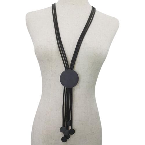 YD&YDBZ Punk Style Tassel Long Necklace Charms For Women Luxurious Aluminum Jewelry Accesories Choker Party Featival Necklaces