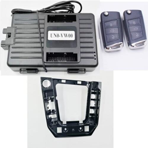 For Volkswagen Lamando 2015-2018 Car add push button Start stop Remote key start stop keyless go system+mobilephone APP Control