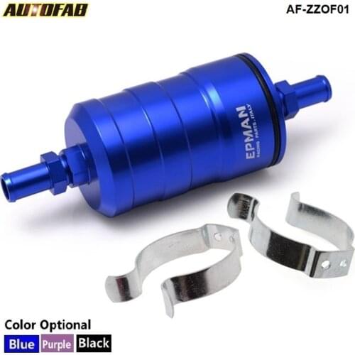 Racing Fuel Filter Competition 10Micron Paper Filter Complete Blue,Purple,Black AF-ZZOF01