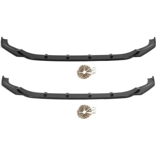 3PCS Front Bumper Splitter Lip Kits fit for MK7.5 R 2017 2018 2019 2020 Car Accessories for Maxton Style