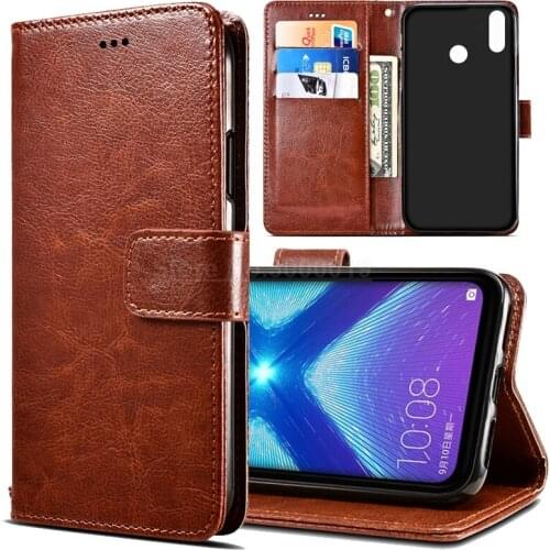 Leather Flip Case Cover For Huawei Honor 8X Case Card Holder Wallet Luxury Phone Coque For Huawei Honor 8X Case Cover Stand