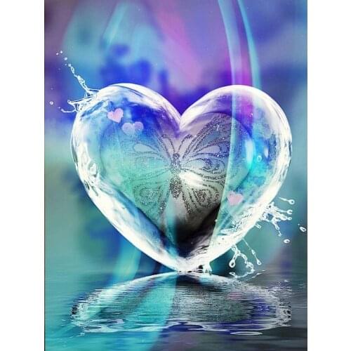 LaoJieYuan 5D DIY Diamond Painting Home Heart Cross Ctitch Kit Wall Full drilling Embroidery Home decoration gift