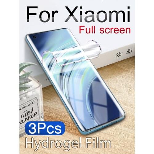 Screen Protector For Xiaomi Redmi Note 9s Pro Max Hydrogel Film For Xiaomi 10 Lite CC9 soft Film For Redmi 8A K30 10X Pro 4G 5G