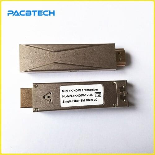Mini 4K HDMI Fiber to Video Optical Converter HDMI to Fiber Externder HDMI Fiber Converter 10km 1 Ch 4K HDMI