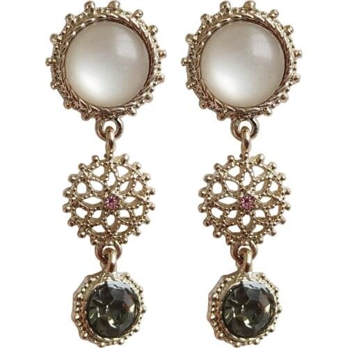 Wholesale 10 pair/lot fashion jewelry accessories metal resin earrings