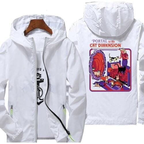 Coat Fashion Satan Demon Death Sportswear Jacket Casual Hoodie Sport Breathable Drying Slim Leisure Outwear Collar Reflective