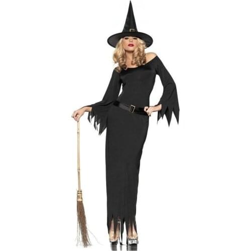 Sexy Witch Costume Deluxe Adult Womens Magic Moment Costume Adult Witch Halloween Fancy Dress 3S1274