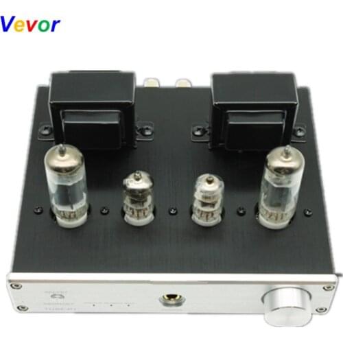 Professional Audio Amplifier Single-ended Electron Tube LP Desktop Amplifier MCU Control AUX/PHONO Input Factory Made