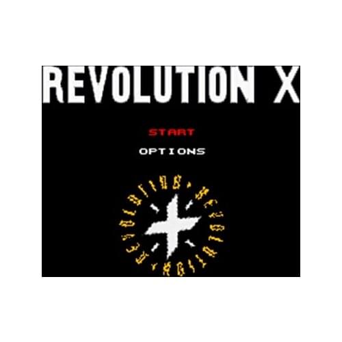 Revolution X USA Version 16 bit Big Gray Game Card For NTSC Game Player