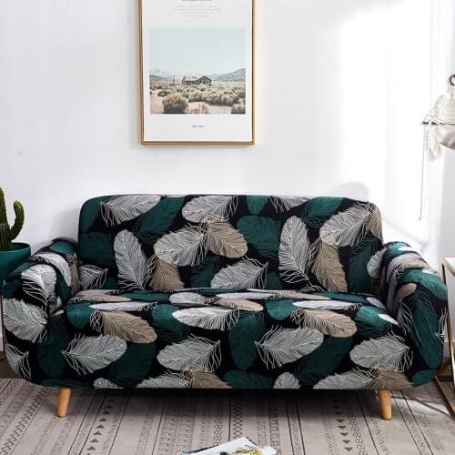 S-emiga floral printed sofa covers for living room elastic stretch slipcover sectional corner sofa covers 1/2/3/4-seater