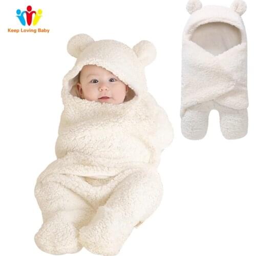 Baby Sleeping Bag Newborn Velvet Cotton Toddler Sleeping Bags Infant Swaddle Wrap Blanket baby room sleepsack