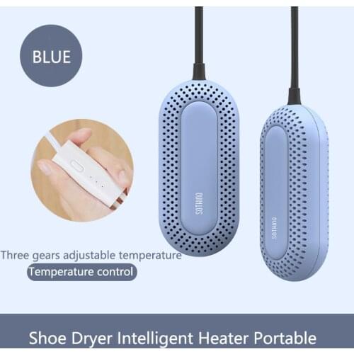 Shoes Dryer Three Levels Adjustable Temperature Control Portable Household Electric Sterilization Drying Deodorization GX01
