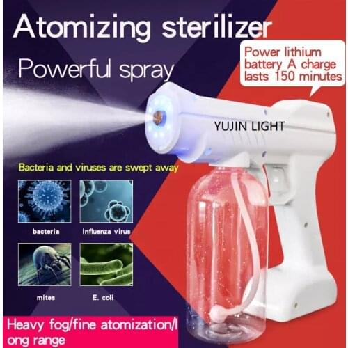 10pcs/lot Battery Chargeable nano steam gun desinfecting Spary Gun