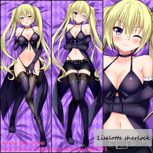 150cm Japan Anime Trinity Seven Liselotte sherlock Pillowcase decorative Hugging Body Pillow Case Bedding
