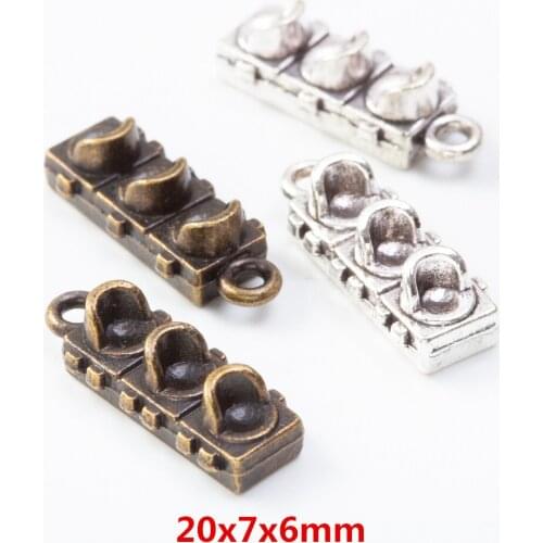 35 pieces of retro metal zinc alloy Signal light Pendant for DIY handmade jewelry necklace making 8054