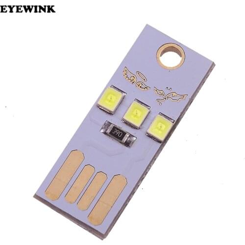 5PCS High Quality USB lamp Computer light Keyboard light Camping light ultra-small ultra-thin mini USB Lamp Mobile power LED