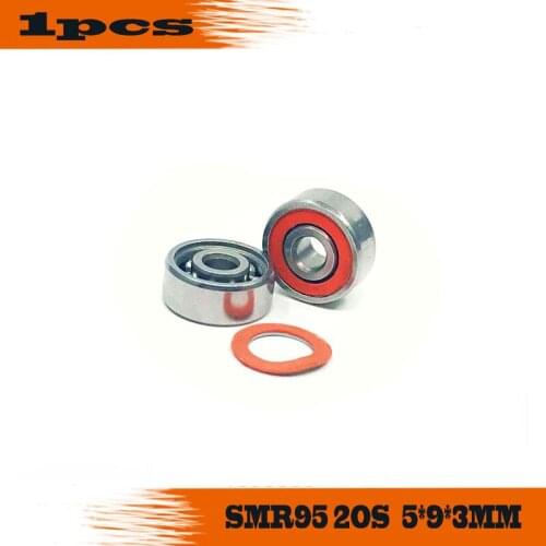 Free Shipping 1PC SMR95 2OS CB ABEC7 5X9X3mm SMR95C-2OS Stainless Steel Hybrid Ceramic Bearings/Fishing Reel Bearings SMR95-2RS