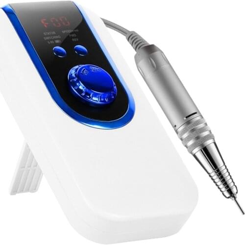 BLUEQUE nail polisher 30000 Rpm nail polisher nail remover electric nail drill manicure machine with polishing head