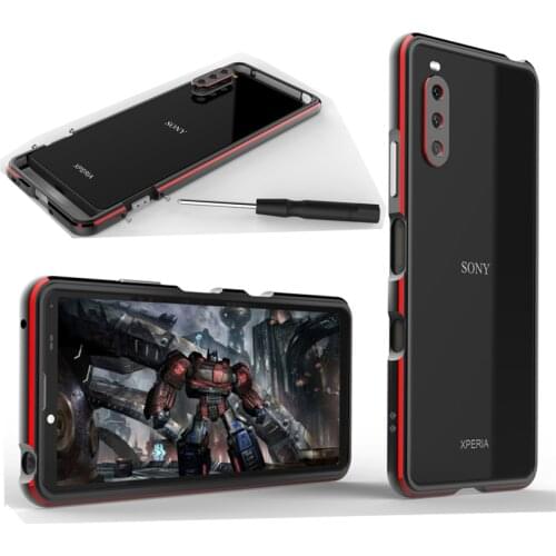Bumper Case For Song Xperia 10 III Metal Aluminum Frame For Song Xperia 10 III 10iii Luxury Shockproof Phone Accessories