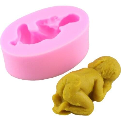 Baby Silicone Soap mold DIY Carft 6.8*4.7*2.6cm chocolate mold 3d soap molds