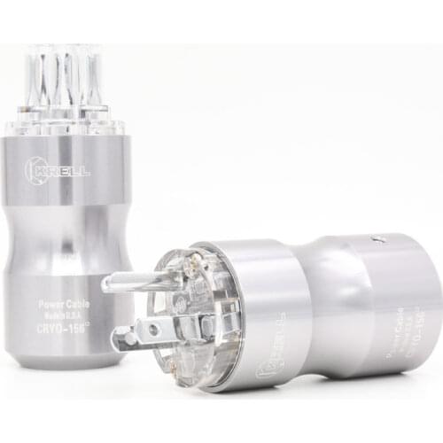 HI-End Krell Rhodium Plated US Power plug Audio Grade IEC Female Plug Power cord IEC Connector HIFI