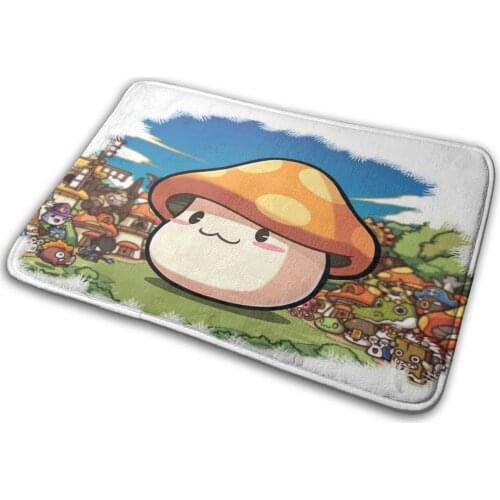 Maplestory Orange Mushroom Tapis Rug Carpet Mat In Kitchen Cabinets Decoration Bohemia Home ChildrenS Mats
