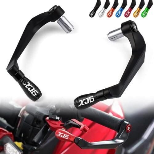 XJ6 Logo Motorcycle Handlebar Grips Guard Brake Clutch Levers Protector For YAMAHA XJ6 DIVERSION XJ 6 Accessories All Years