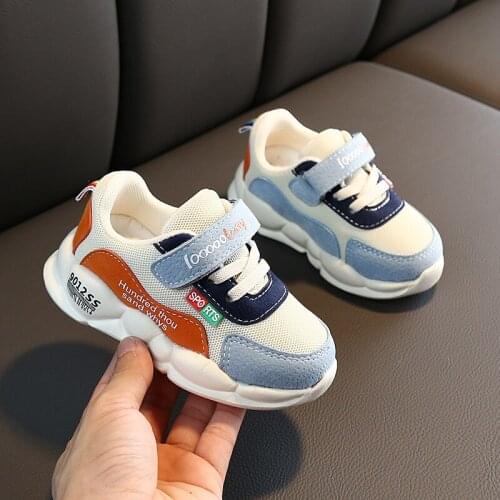 Autumn and Winter Baby Toddler Shoes Boys Functional Shoes Breathable Mesh Shoes Sports Shoes Baby Girl Soft Bottom Boy Shoes