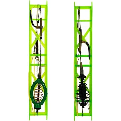 Braided Wire Fishing Lure Cage Carbon Steel Fish Bait Small Bait Cage Fishing Trap Basket Feeder Holder Fishing Tackle