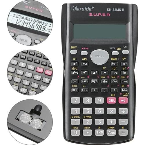 Handheld Students Scientific Calculator 2 Line Display Portable Multifunctional Calculator for Mathematics Teaching Ne