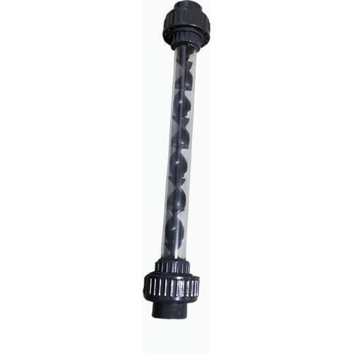 FREE Shipping 2" Transparent static mixer connector mixing ozone water HL-TDN50