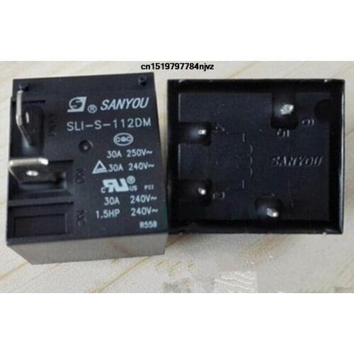 Relay SLI-S-112DM 12vdc 30A250VAC T93 4pin 10pcs