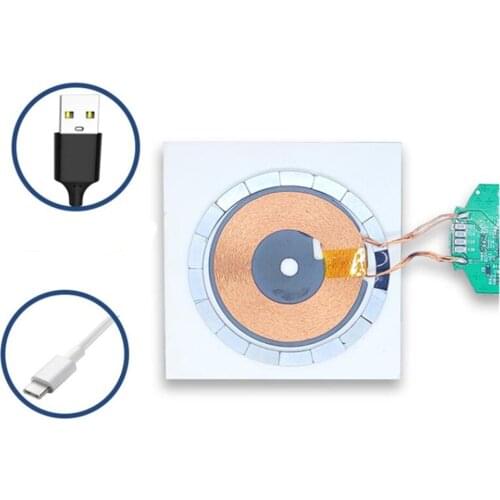 Taidacent USB Type C 5V 12V High Power Phone Fast Qi Wireless Charging Transmitter PCB 15W Car Magnetic Wireless Charger Module