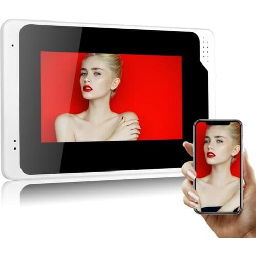 Wifi Smart Video Doorbell Fingerprint/Password/Tuya APP Remote Unlock Video Monitor Intercom Multi-languages Video Door Phone